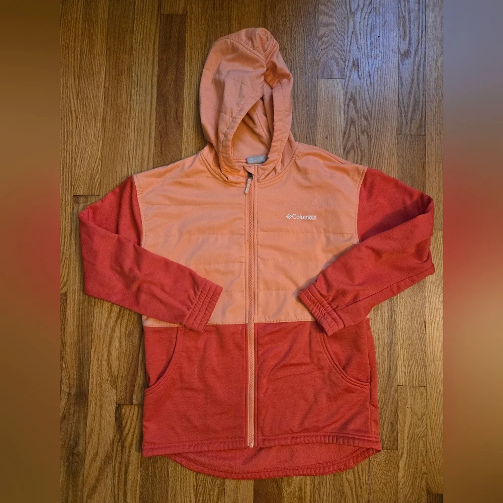 Columbia Kids' Hoodie - Peach and Coral - Picture 1 of 2